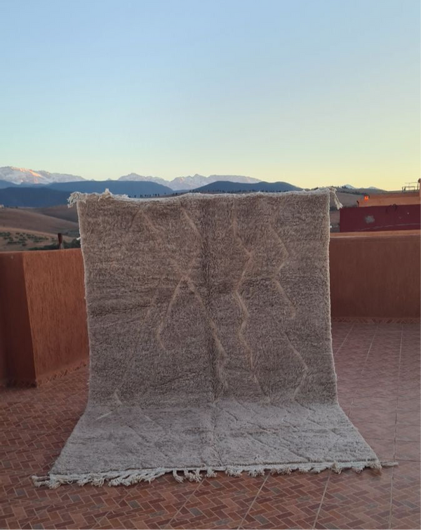 "TAUP": Tapis Beni Ouarain 100% laine
