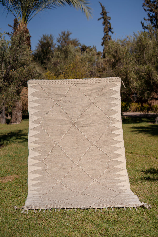 Kilim "AGAFAY": 100% laine 256 cm x 151 cm