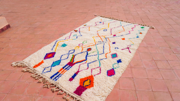 "ZAYN" 240 x 160 cm: Tapis Azilal 100% laine