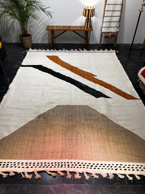 Tapis Kilim "SAHRA": 100% laine 286 cm x 206 cm